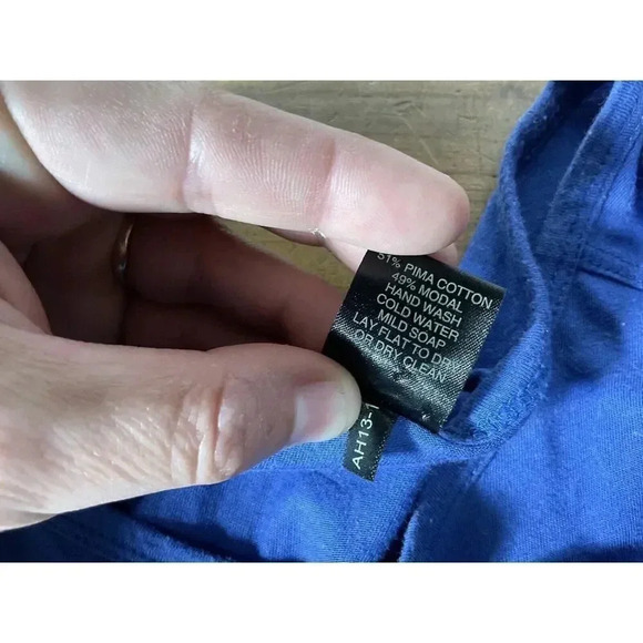 Peruvian Connection Women’s Size XS Long Sleeve T-Shirt Pima Cotton Modal - Picture 7 of 8